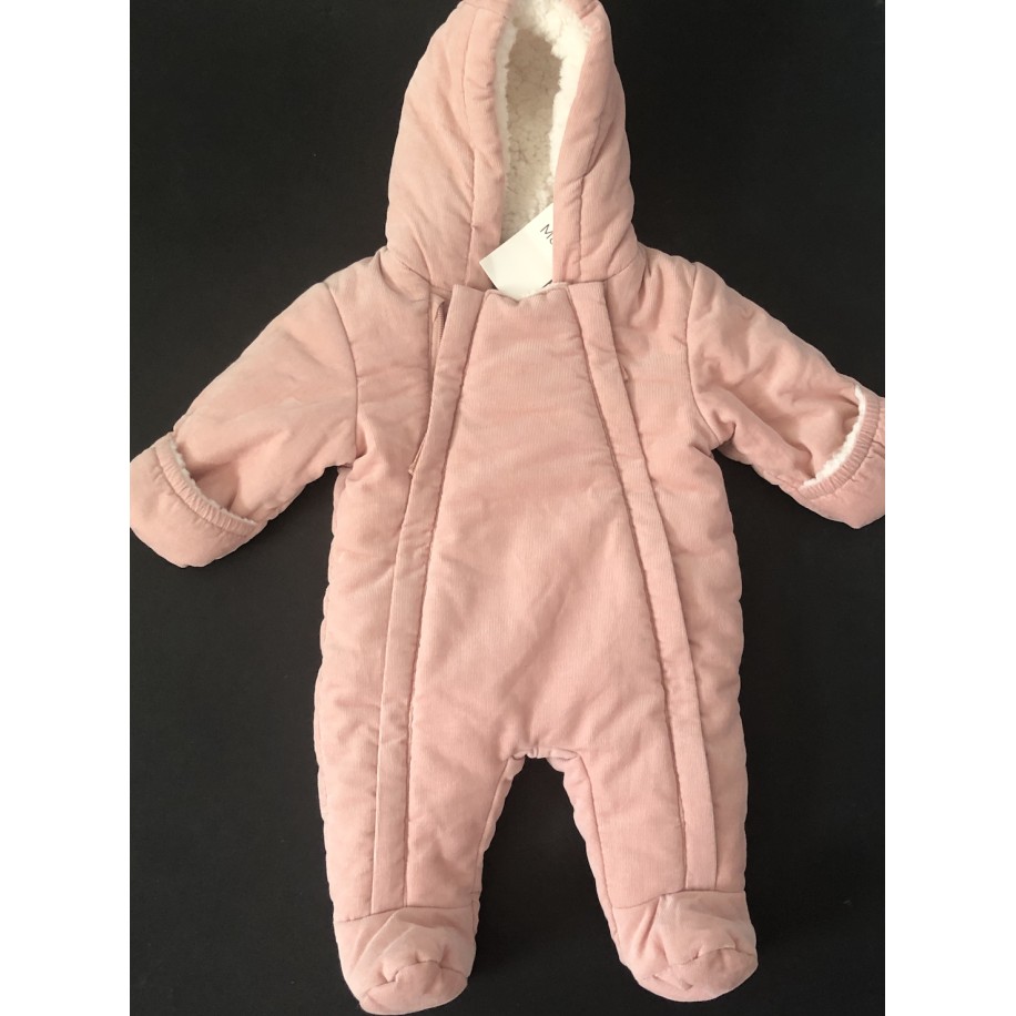 Peachy Pink Padded Snowsuit