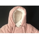 Peachy Pink Padded Snowsuit