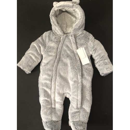 Soft Grey Snowsuit