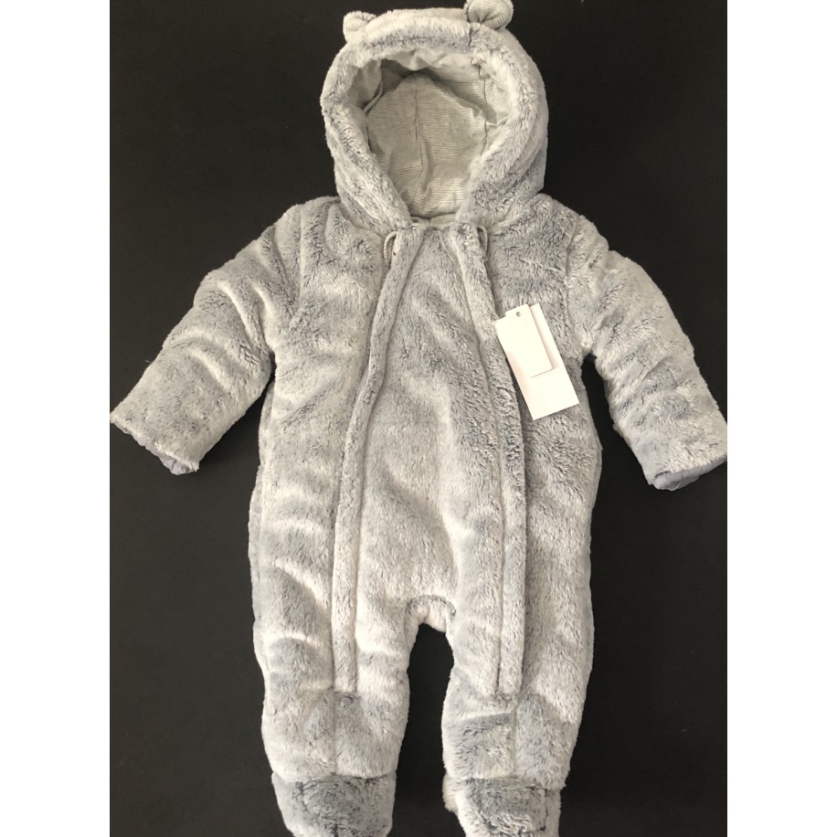 Soft Grey Snowsuit