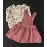 Pinafore Dress Set