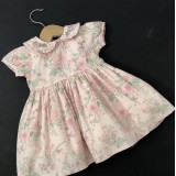 Pink Flower Dress And Cardigan