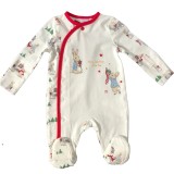 Christmas Peter Rabbit Illustrated Sleepsuit